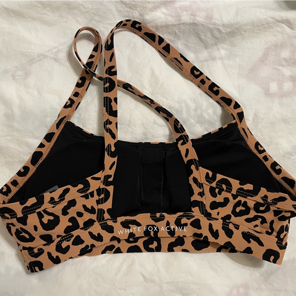 Leopard Print Sports bra
